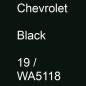 Preview: Chevrolet, Black, 19 / WA5118.